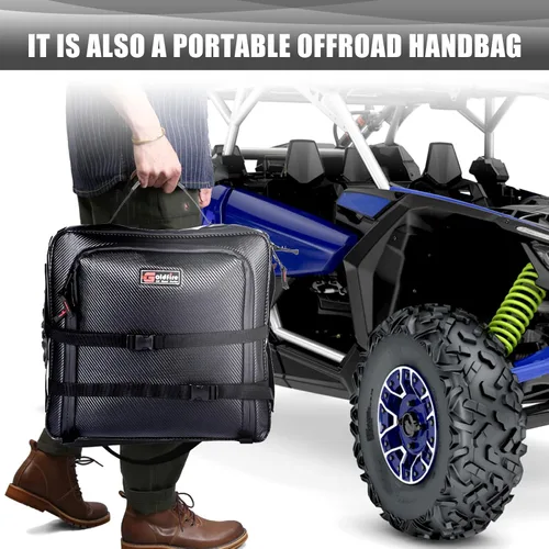 Miniatura 5 de UTV X3 Bolsa de almacenamiento debajo del asiento, bolsa de almacenamiento de gran capacidad para Can-Am Maverick X3 2017-2025 fácil de transportar
