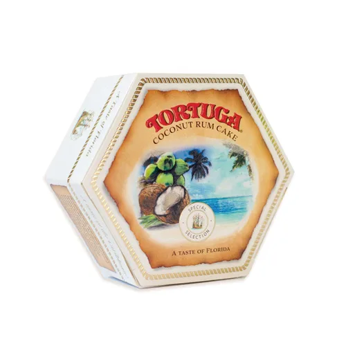 Miniatura 7 de TORTUGA Caribbean Taste of Florida Pastel de ron de coco – Pastel de ron de 16 onzas – El regalo gourmet premium perfecto para cestas de regalo
