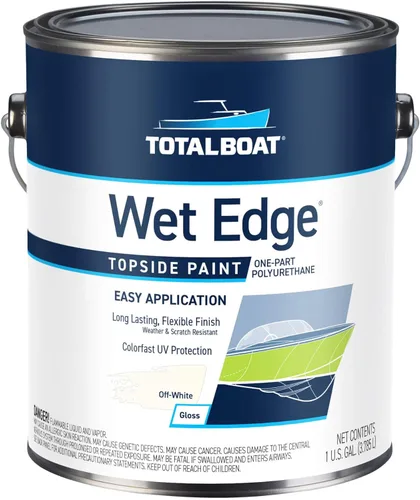 Miniatura 42 de TotalBoat Wet Edge Topside Pintura Marina de Poliuretano Premium Recubrimiento para Barcos, Casas Rodantes, Molduras Exteriores, Fibra de Vidrio