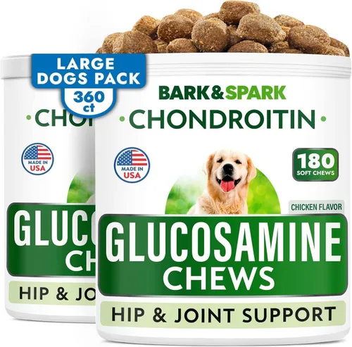 Miniatura 11 de Suplemento de Glucosamina Condroitina para Perros para Cadera y Articulaciones - Alivio del Dolor Articular - Masticables de Cadera y Articulaciones