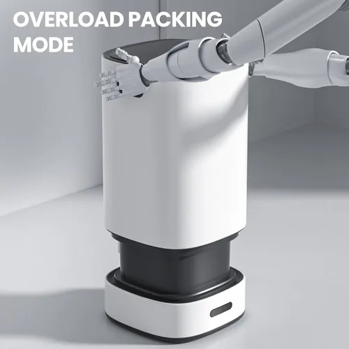 Miniatura 2 de ELPHECO Cubo de basura automático de acero inoxidable con sensor de 4 galones, cubo de basura autosellante, cubo de basura de 15 litros, cubo