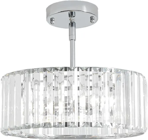 Miniatura 17 de 1 Pack Crystal Pendant Lights Kitchen Island,Modern Gold Pendant Light Fixtures,Adjustable Hanging Lighting for Kitchen Island Dining Room Bar Foyer