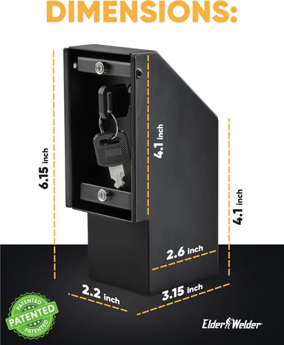 Miniatura 4 de Elder Welder® Caja fuerte de pared oculta con toma eléctrica Placa de pared 100% real incluida Fácil de instalar Caja fuerte oculta