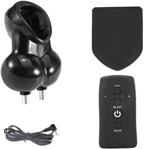 Miniatura 5 de Kit de estimulación eléctrica para control con cable de testículo y control inalámbrico Estimulador de testículos opcional (cableado)