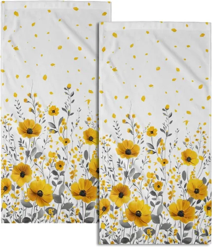 Miniatura 9 de Giwawa Toallas de Mano Verdes Bosque Nebuloso Set de 2 Montaña Bosque Suave Toallas de Huésped Toallas de Cara Baño Decoraciones Finas Toallas