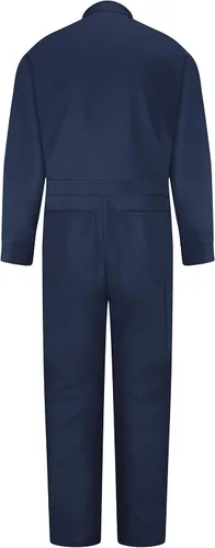 Miniatura 2 de Rojo Kap - Overol de algodón para hombre, abrochado al frente.