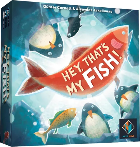 Hey, That's My Fish! Juego de mesa - Un juego estratégico de aventura de pesca de pingüinos, divertido juego familiar para niños y adultos, a partir