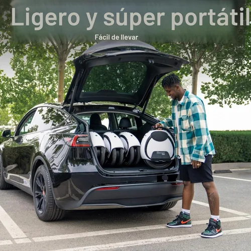 Miniatura 4 de INMOTION E20 Lite - Monociclo eléctrico autoequilibrante con neumáticos duales, seguridad certificada UL2272, ligero para un fácil aprendizaje