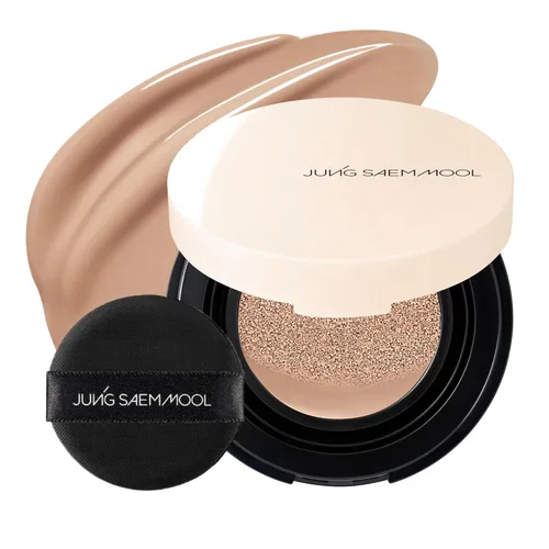 Miniatura 20 de JUNG SAEM MOOL [SPF] Cojín Esencial Skin Nuder (19 Pink Light) Recambio Incluido (0.98 Fl Oz) SPF50 Espectro Amplio Acabado Natural