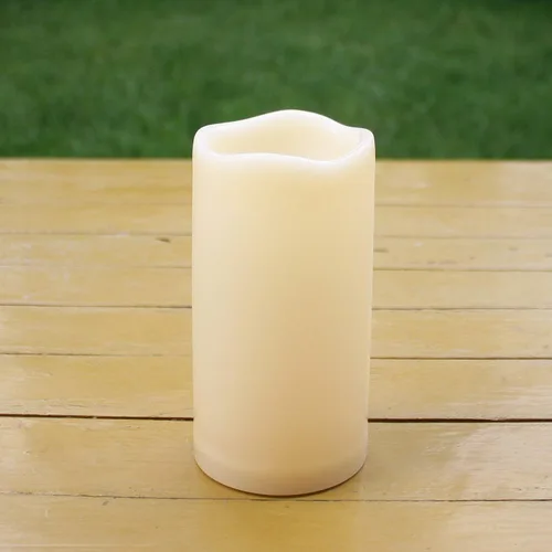 Miniatura 2 de Velas LED sin llama, funciona con pilas, con temporizador integrado de 6 horas, resistente al agua para exteriores, luces de luna para calabaza