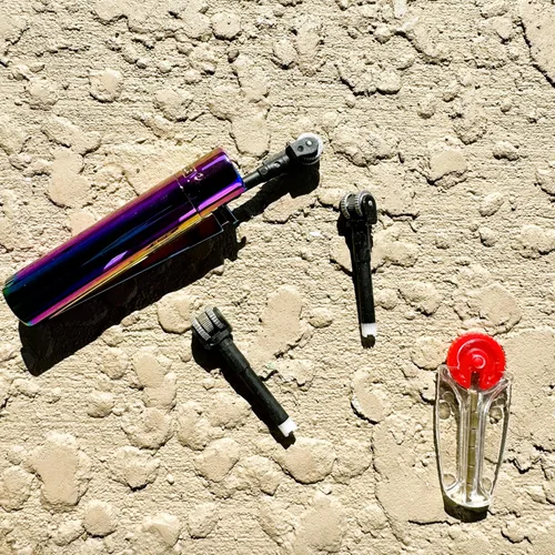Miniatura 5 de Piezas de mecanismo de encendedor de barril de piedra de pedernal de rueda de repuesto compatible con mechero Clipper un lote de 5