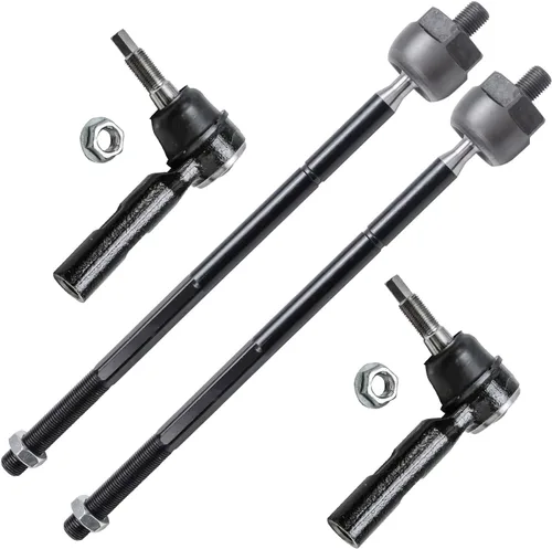 Miniatura 62 de Detroit Axle - 4 barras de acoplamiento delanteras para Kia Forte Koup 14-17, 14-18 Forte Forte5, 4 extremos de barra de acoplamiento exteriores e