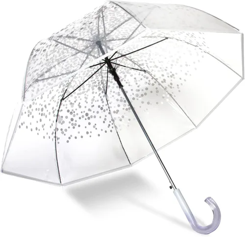 Miniatura 2 de ShedRain Paraguas de burbujas, transparente, lluvia y resistente al viento, perfecto para bodas, bailes, eventos al aire libre, apertura automática