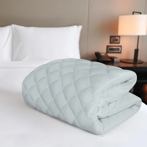 Miniatura 5 de Utopia Bedding - Cubrecolchón acolchado ajustado, protector y cubierta de colchón elástico con bolsillo profundo que se estira hasta 16 pulgadas