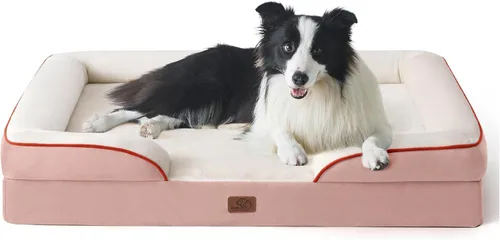 Miniatura 32 de Bedsure Cama ortopédica XL para perros extragrandes, cama lavable para perros y gatos, impermeable, cómodo sofá para perros con funda extraíble