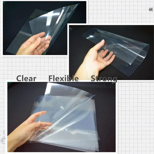 Miniatura 4 de BANLTRE 12 plantillas de material de plantilla en blanco de 6 mil Mylar para papel de corte, hoja de transparencia transparente de 12 x 12 pulgadas