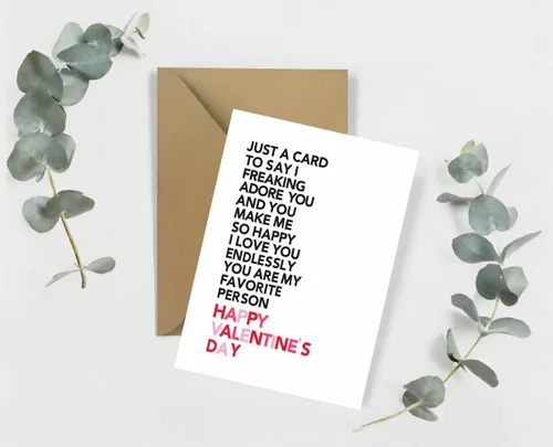 Miniatura 4 de CJ&M I Fucking Love You (Love Fucking You) - Tarjeta grosera del día de San Valentín, tarjeta divertida, gran regalo para pareja, tarjeta del día