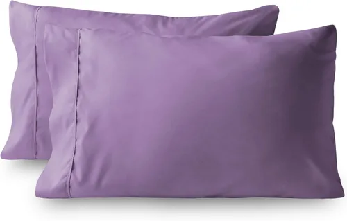 Miniatura 17 de Fundas de almohada – Juego de 2 fundas de almohada de algodón de 600 hilos, calidad de algodón, sedoso y suave, sin arrugas