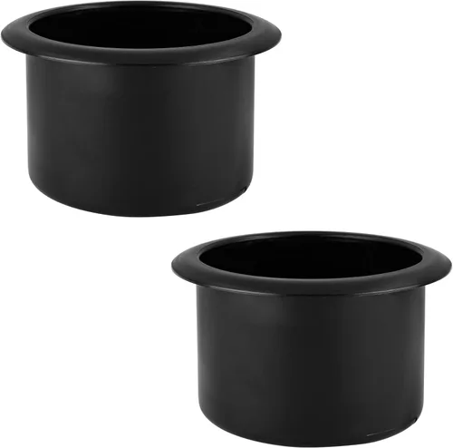 Miniatura 6 de Waziaqoc 2 piezas de portavasos para sillón reclinable, diámetro 86 mm, inserto de reemplazo de plástico para sofá, mesa, RV, coche, barco, altura