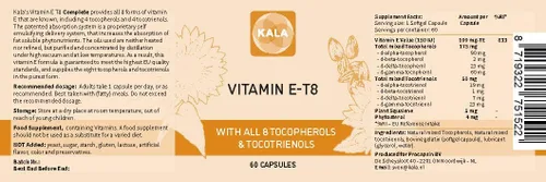 Miniatura 8 de Fórmula única con los 8 tocoferoles y tocotrienoles vitamina E - No contiene HAP, metales pesados, contaminantes o conservantes - Certificado