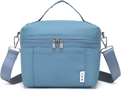 Miniatura 16 de NOL Natural Organic Lifestyle - Loncheras aisladas para mujer, bolsa enfriadora, ligera, de nailon, impermeable, para el trabajo