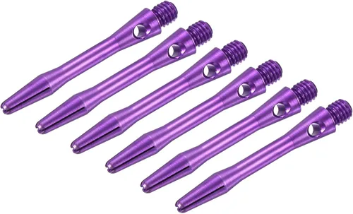 Miniatura 18 de PATIKIL Eje de dardo, rosca mediana 2BA de aluminio Dart Tallos de dardo Accesorios de lanzamiento de montaje para punta de acero Latón