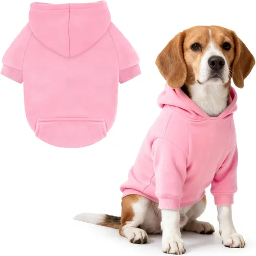 Miniatura 19 de Idepet Sudaderas con capucha para mascotas perros, ropa para perros pequeños, chaleco para chihuahua, abrigo cálido, chaqueta de otoño, conjuntos