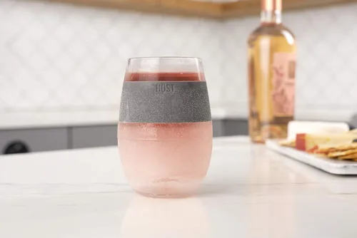 Miniatura 12 de Host Set de Tazas para Vino Congelables de 2 - Tazas de Plástico de Doble Pared Aisladas para Enfriar Vino con Gel Congelable, Vasos de Vino