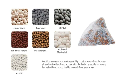Miniatura 2 de Bolsas de filtro de agua alcalinas de pH rápido, infusor portátil de purificador de filtro de agua para tu botella de agua, jarra, contenedor