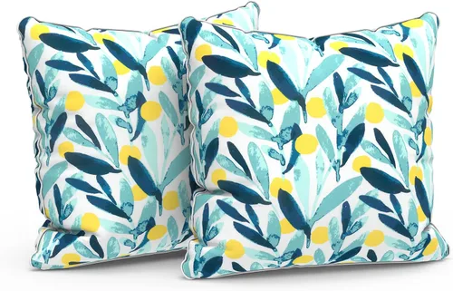 Miniatura 79 de LVTXIII Juego de 2 almohadas lumbares para patio, 12 x 20 pulgadas, resistentes a la decoloración, para exteriores con interiores, cojines lumbares
