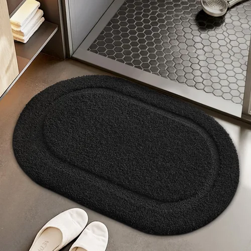 Miniatura 17 de Color&Geometry Alfombra de baño pequeña color beige de 15 x 23 pulgadas, antideslizante, absorbente, suave, lavable, tapete de baño grueso, tapete
