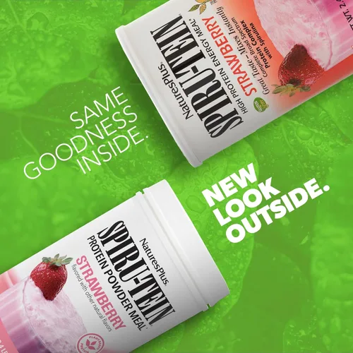 Miniatura 3 de NaturesPlus SPIRU-TEIN - Batido de proteínas a base de plantas de 2.4 libras, sin OMG, vegetariano, sin gluten, 32 porciones