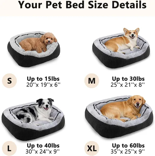 Miniatura 2 de Camas para perros y gatos pequeños, medianos y grandes. Cama lavable para mascotas, sofá cama ortopédica para perros, cama suave y calmante