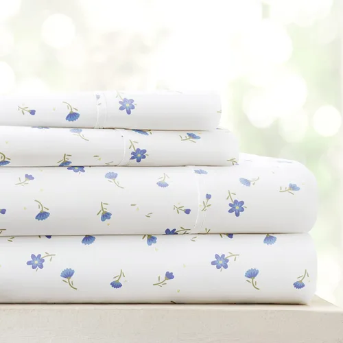 Miniatura 30 de Linen Market Sábanas para cama de tamaño King (azul claro) – Duerme mejor que nunca con estas sábanas King suaves y refrescantes – Bolsillo profundo