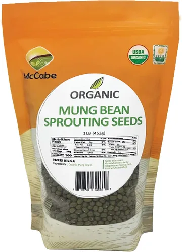 Miniatura 3 de McCabe Semillas de germinación de alcaravea orgánicas, semillas de alcaravea para microverdes 1 libra, ricas en fibra y minerales, certificado USDA