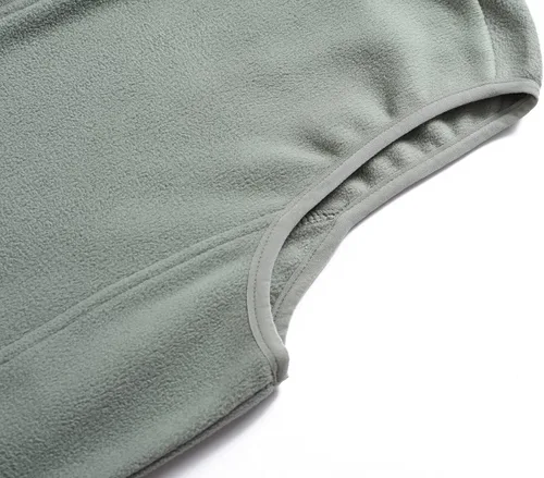 Miniatura 5 de BenBoy Chaleco de forro polar para mujer, chaleco suave, sin mangas, con bolsillos con cremallera, ropa cálida para otoño e invierno