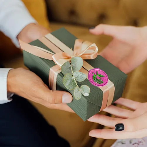 Miniatura 4 de Cuentas de sello de cera de alta calidad, 520 bolitas de sellado rosa rosa para cartas, tarjetas de felicitación, botellas de vino y manualidades