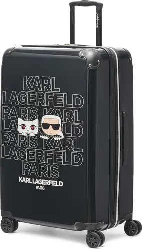 Miniatura 2 de Karl Lagerfeld Paris Karl & Kat, Negro -, Karl & Kat - Maleta rígida vertical, 8 ruedas