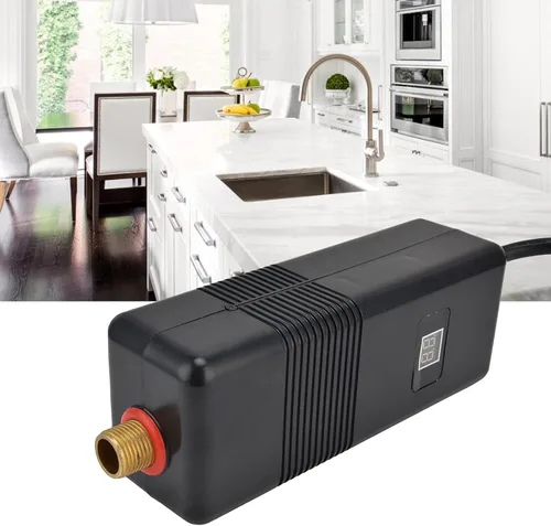 Miniatura 2 de Calentador de agua eléctrico sin tanque de 3 KW, calentador de agua caliente pantalla digital, mini calentador de agua caliente instantáneo
