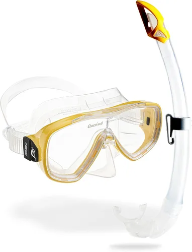 Miniatura 9 de Cressi Máscara de snorkel y snorkel cómoda vista amplia para adultos - Onda y México: hecho en Italia