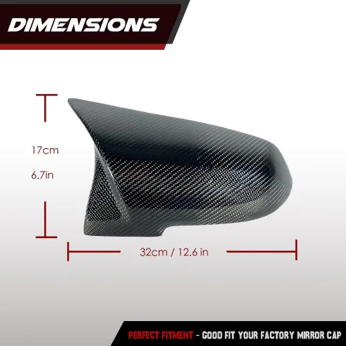 Miniatura 6 de Tapas de espejo de fibra de carbono para BMW F30 F20 F22 F23 F31 F32 F33 F36 F87 M2 X1 E84 puerta lateral retrovisor tapa accesorios reemplazo