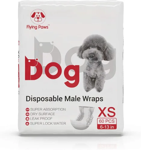Miniatura 7 de Pañales absorbentes para perros machos, bandas para el vientre para perros con protección contra fugas, micción excitable, incontinencia