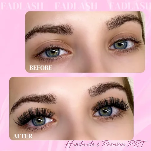 Miniatura 4 de FADLASH Extensiones de pestañas con rizo D, 0.07 mm, bandeja mixta fácil de usar, pestañas de volumen 2D-10D, autoaplicables, 15-20 mm