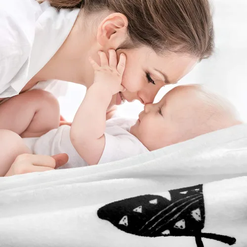 Miniatura 6 de Tebaby Manta mensual de hitos para bebé, manta de oso para recién nacido, unisex, neutro, regalo personalizado para ducha, decoración de habitación