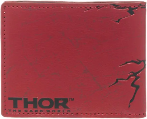 Miniatura 2 de Marvel Thor Dark World - Cartera plegable con doble pliegue, color rojo