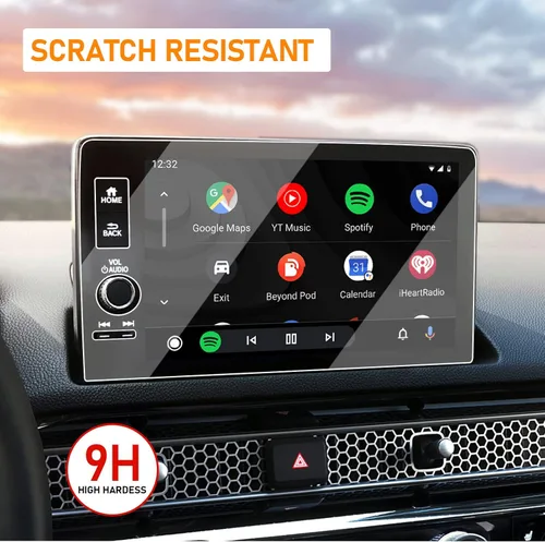 Miniatura 7 de Yumzeco Protector de pantalla compatible con Honda Civic 2022-2025 2023 2024 2025 CRV HRV Pilot Integra de 9 pulgadas, protector de pantalla