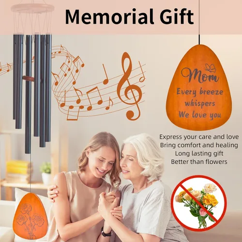 Miniatura 4 de Campanas de viento para mamás, regalos para mamá, regalos de Acción de Gracias y Navidad, el mejor regalo para el día de la madre, regalo
