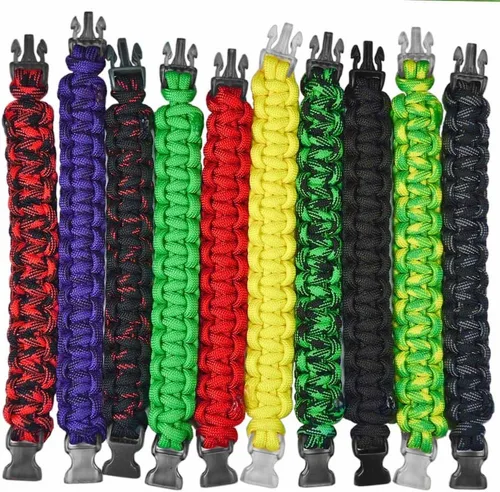 Miniatura 3 de Pulsera y kit de proyecto de paracaídas – 550 cuerdas de paracaídas, hebillas, mosquetones, llaveros