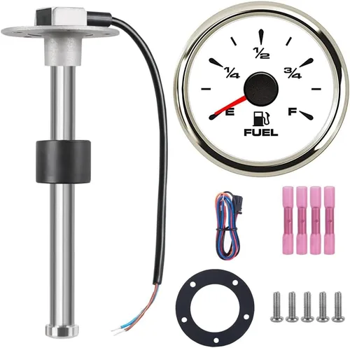 Miniatura 9 de Fuel Sender Marine - Unidad de envío de tanque de combustible de 17 pulgadas (430mm), flotador de acero inoxidable, unidad de envío de nivel