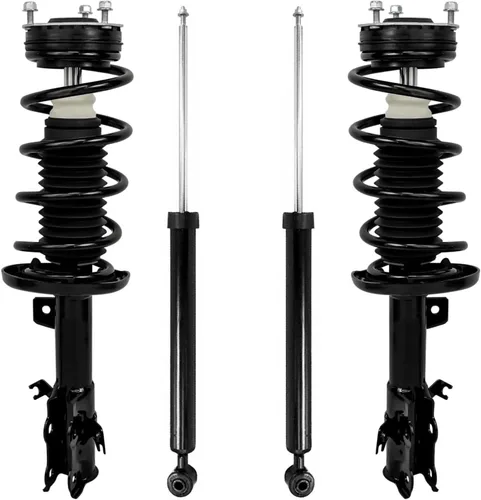 Miniatura 84 de Detroit Axle - Puntales y Amortiguadores para Chevy Traverse Buick Enclave GMC Acadia Saturn Outlook 2007-2012, 2 puntales delanteros con resorte
